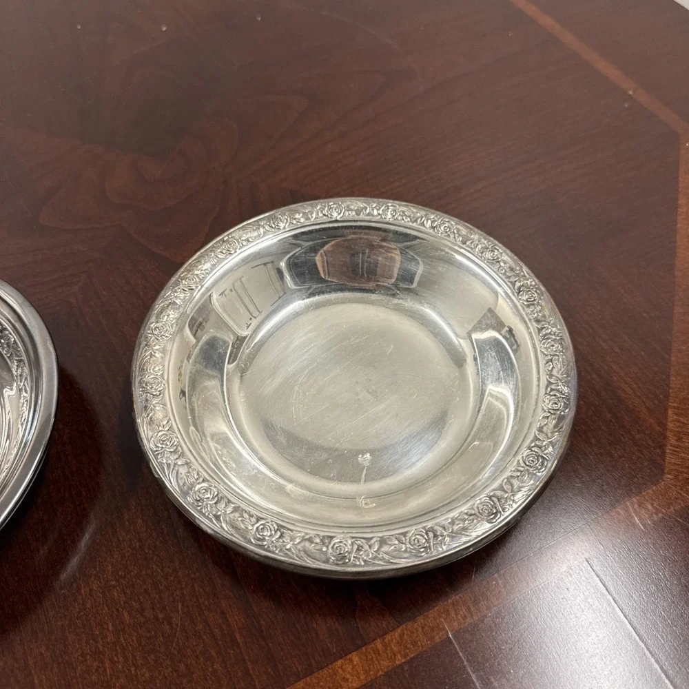 Vintage‎ Reed & Barton 1204 Nut Dish Silver Plate 6.25